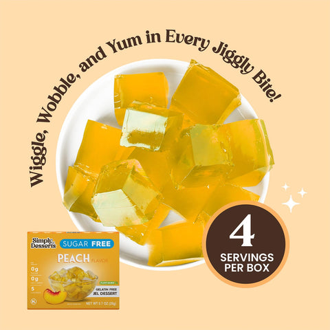 Peach Vegan Jello