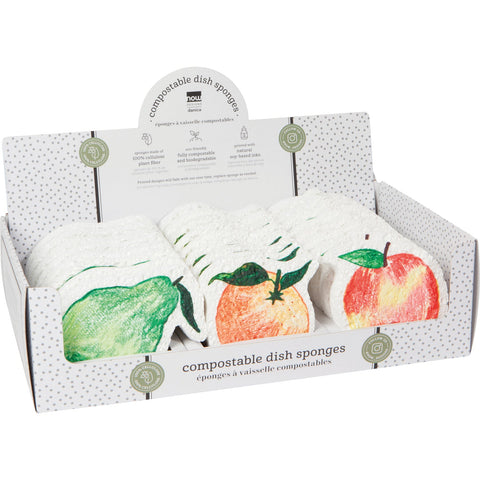 Compostable Sponge - Apple