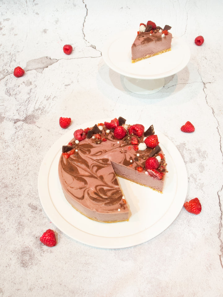 Chocolate Raspberry Cheesecake (Frozen)
