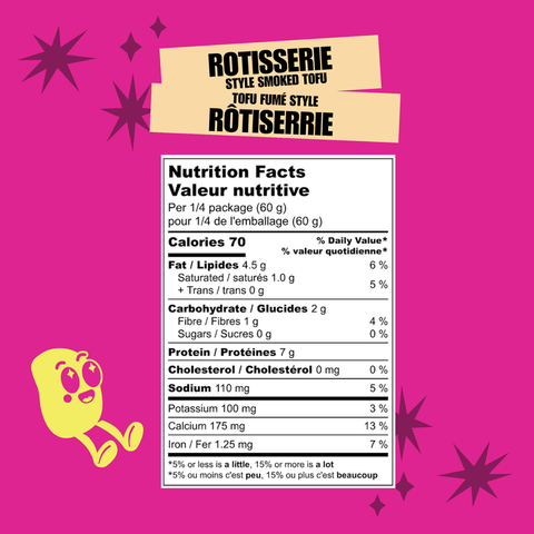 Rotisserie Style Sliced Smoked Tofu (Refrigerated)