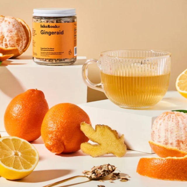 Gingeraid Loose-Leaf Tea | Glass Jar 24 Cups