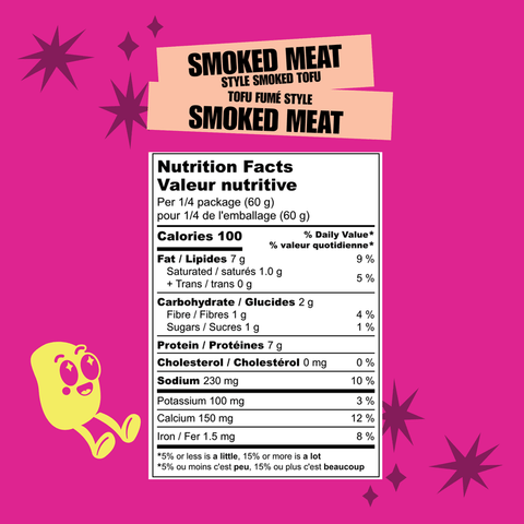 Smoked Meat Style Sliced Smoked Tofu (Refrigerated)