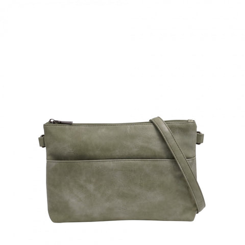 Adela Vegan Leather Crossbody Bag - Matcha