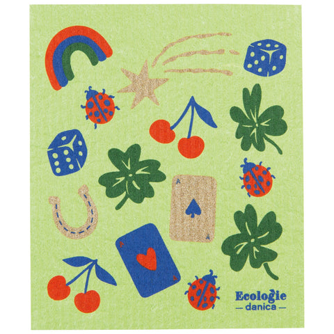 Feeling Lucky Swedish Sponge Cloth