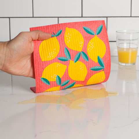 Lemon Swedish Sponge Cloth