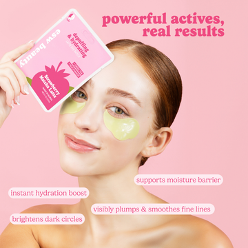 Strawberry Matcha Latte Depuffing & Hydrating Eye Patches