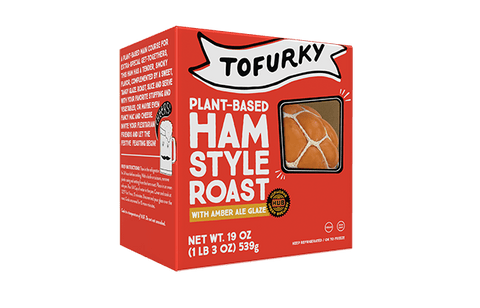 Plant-based Ham Roast with Amber Ale Glaze