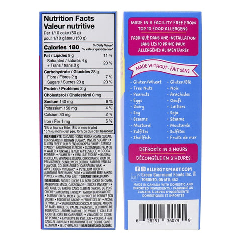Gluten-Free Chocolate Cake 500g (frozen)
