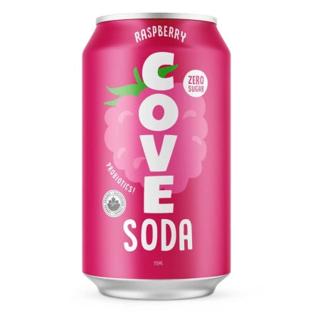 Raspberry Soda | Zero Sugar Prebiotic Soda