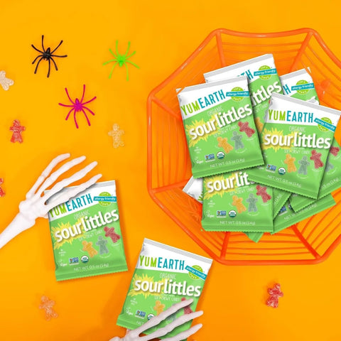 Halloween Organic Sour Littles - 15 Snack Packs