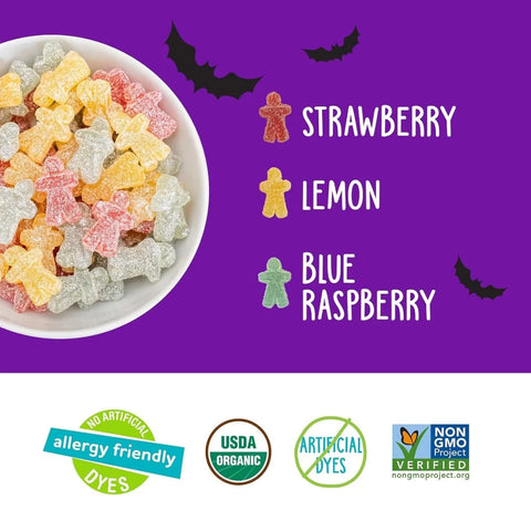 Halloween Organic Sour Littles - 15 Snack Packs