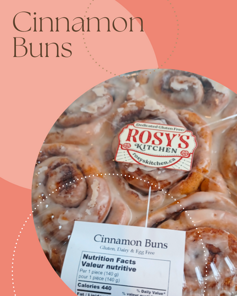 Gluten-free Cinnamon Buns | Pack of 6 (Frozen)