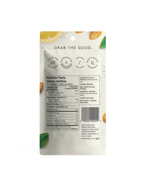 Lemon Marcona Almonds 40g