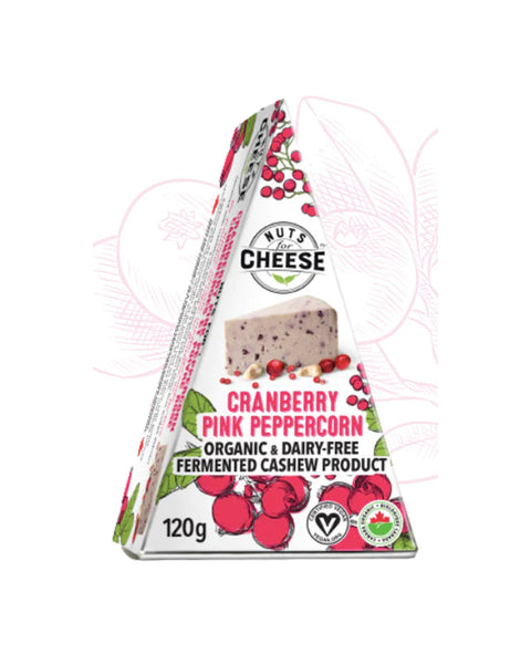 Cranberry & Pink Peppercorn Vegan Cheese (Refrigerated)
