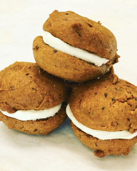 Gluten-free Pumpkin Whoopie Pies - Pack of 6 (Frozen)