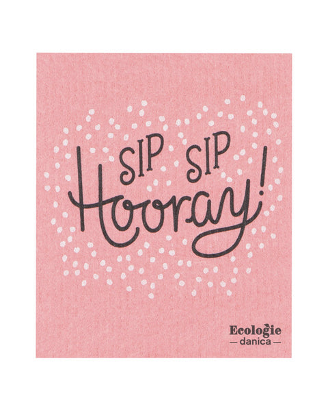 Sip Sip Hooray Swedish Sponge Cloth - Fair/Square