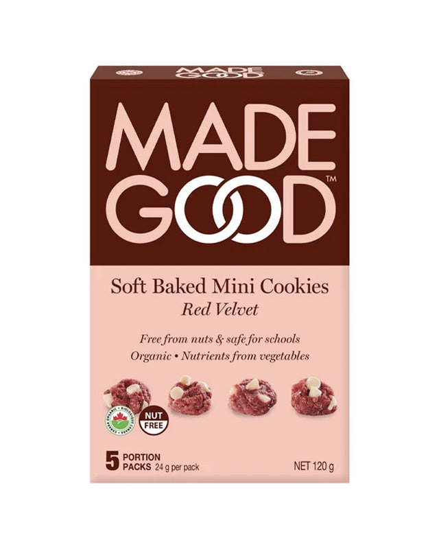 Red Velvet Soft Baked Mini Cookies